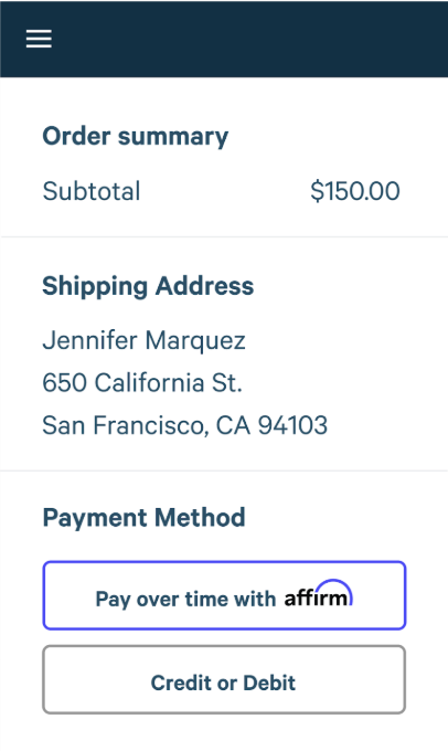 Add items to your cart